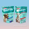 Dog food packaging ziplock bag with clear window